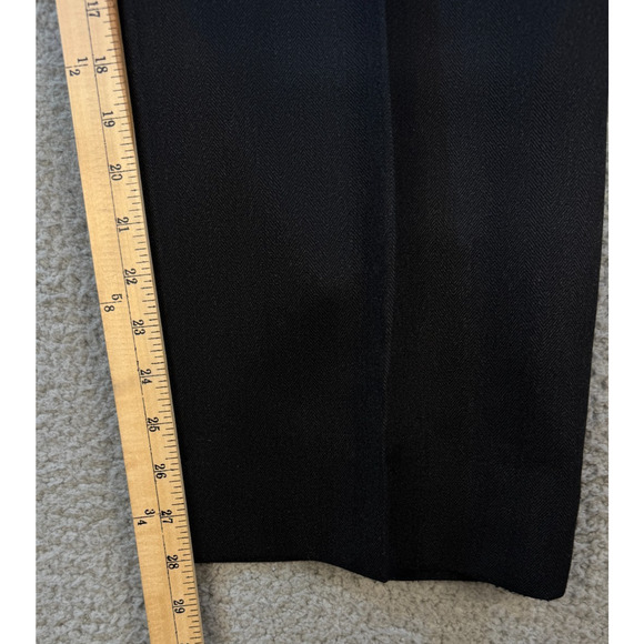 Haggar Cool Right Performance Flex Mens Black Pants 38x29 Classic Fit - Picture 15 of 16